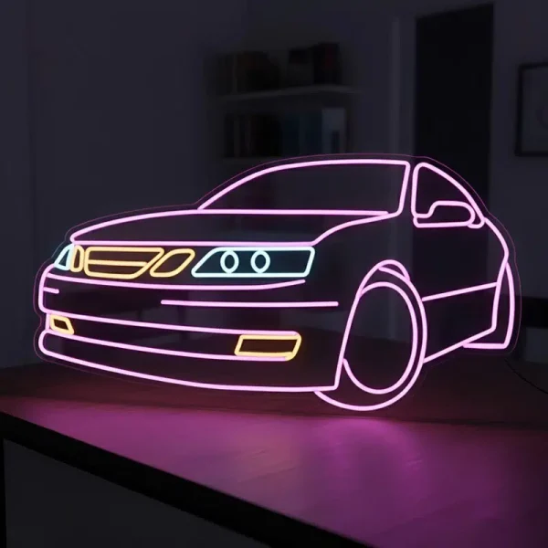تابلو نئون طرح ماشین کد DRIVE004