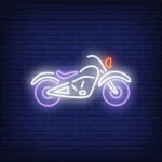 تابلو نئون طرح موتور کد DRIVE026