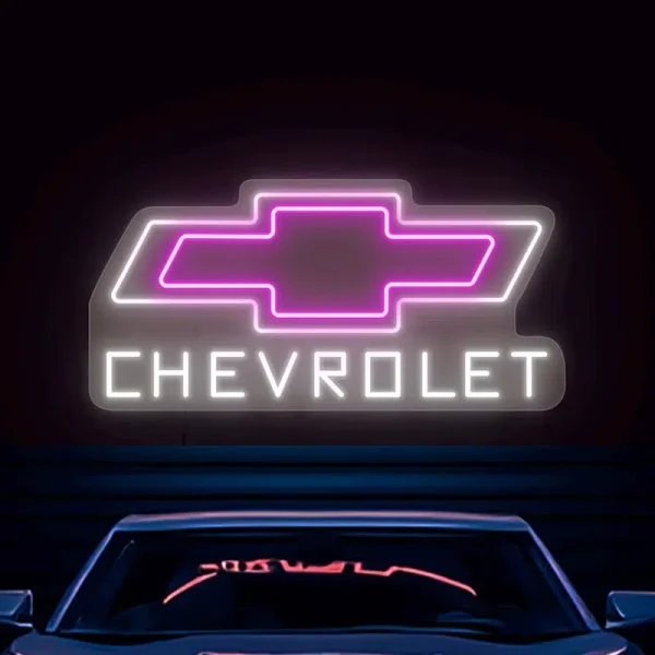 تابلو نئون طرح شورلت کد DRIVE014