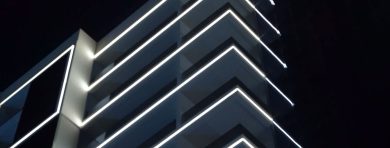 Apartment-building-facade-lighing-design-in-Dubai