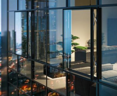 نمای کرتین وال
