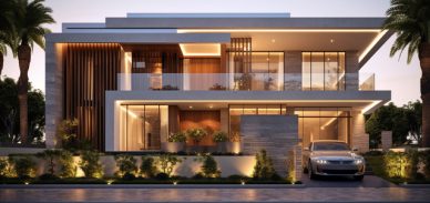 دکوراسیون مدرن 11 pngtree modern house in dubai a 3d visualization of a luxurious architectural image 3735352